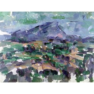 Obrazová reprodukce Mount Sainte-Victoire, 1904-06, Cezanne, Paul, 40 × 30 cm