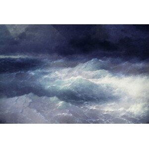 Obrazová reprodukce Between the Waves, 1898, Alvazosky, Ivan Konstantinovich, 40 × 26.7 cm