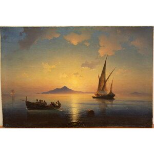 Obrazová reprodukce The Bay of Naples, 1841, Aivazovsky, Ivan Konstantinovich, 40 × 26.7 cm