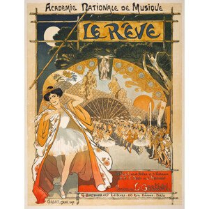 Obrazová reprodukce The Dream (1891), Thophile Steinlen, 30 × 40 cm