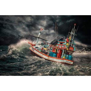 Fotografie Thai Fishing boat, Marcel Egger, 40 × 26.7 cm