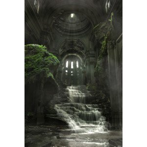 Fotografie Green Church, Marcel Egger, 26.7 × 40 cm