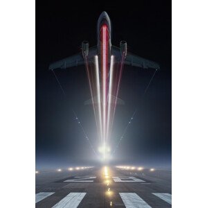 Fotografie Take Off, Marcel Egger, 26.7 × 40 cm