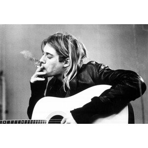 Fotografie Photo of Kurt COBAIN and NIRVANA, Michel Linssen, 40 × 26.7 cm