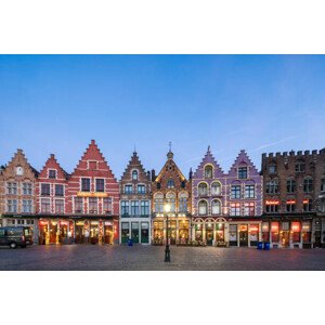 Fotografie Market Square in Bruges, Belgium., Hongjie Han, 40 × 26.7 cm