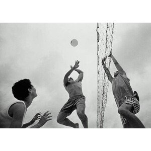 Fotografie Two young men and one woman, Bob Thomas, 40 × 26.7 cm