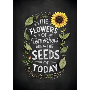 Ilustrace The Flowers Of Tomorrow, Andreas Magnusson, 30 × 40 cm