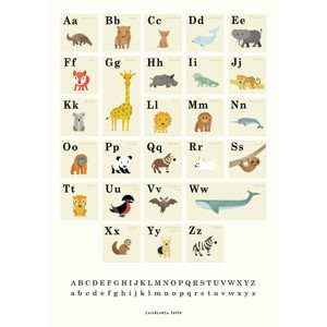 Ilustrace Alphabet Animals, Erik Wintzell, 30 × 40 cm