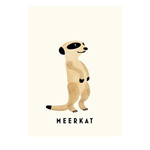 Ilustrace Meerkat, Erik Wintzell, 30 × 40 cm