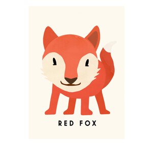 Ilustrace Red Fox, Erik Wintzell, 30 × 40 cm