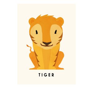 Ilustrace Tiger, Erik Wintzell, 30 × 40 cm