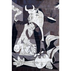 Obrazová reprodukce Guernica (1937), Pablo Picasso, 26.7 × 40 cm