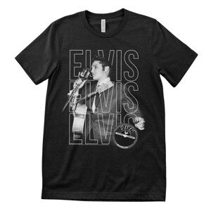 Tričko Elvis Presley - Elvis, Elvis, Elvis, S