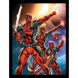 Obraz na zeď - Deadpool - Corps Action Pose, 34.3 x 44.5 cm