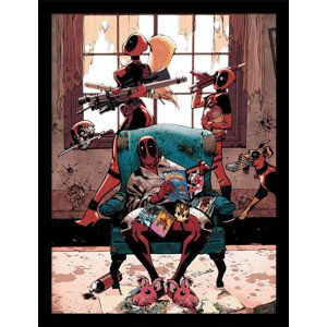 Obraz na zeď - Deadpool - Family, 34.3 x 44.5 cm