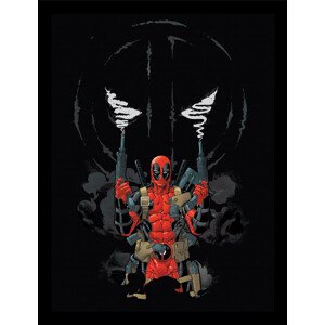 Obraz na zeď - Deadpool - Guns, 34.3 x 44.5 cm