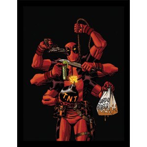 Obraz na zeď - Deadpool - Many Arms, 34.3 x 44.5 cm