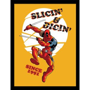 Obraz na zeď - Deadpool - Slicin & Dicin, 34.3 x 44.5 cm