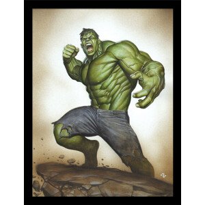 Obraz na zeď - Marvel Classic - Immortal Hulk - The Best Defence, 34.3 x 44.5 cm