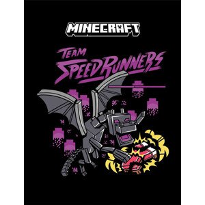 Obraz na zeď - Minecraft - Team Speedrunners, 34.3 x 44.5 cm