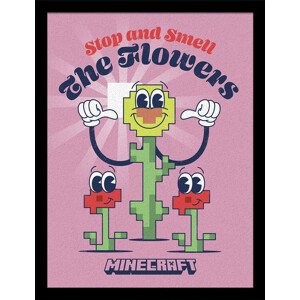 Obraz na zeď - Minecraft - The Flowers, 34.3 x 44.5 cm