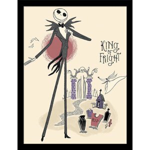 Obraz na zeď - Nightmare Before Christmas - King of Fright, 34.3 x 44.5 cm