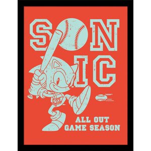 Obraz na zeď - Sonic the Hedgehog - All Out Game Season, 34.3 x 44.5 cm