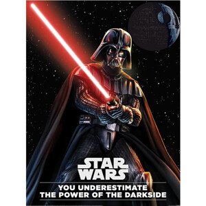 Obraz na zeď - Star Wars - Darth Vader Darkside Saber, 34.3 x 44.5 cm