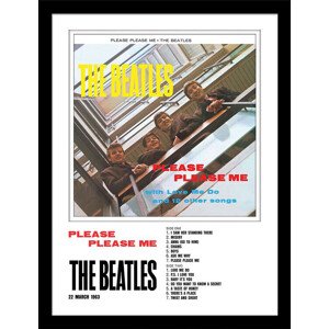 Obraz na zeď - The Beatles - Please Please Me, 34.3 x 44.5 cm