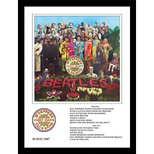 Obraz na zeď - The Beatles - Sgt Pepper, 34.3 x 44.5 cm