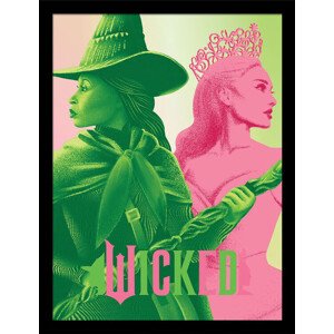 Obraz na zeď - Wicked - Elphaba & Glinda, 34.3 x 44.5 cm