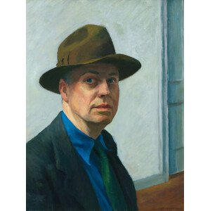 Obrazová reprodukce Self-Portrait (1925), Edward Hopper, 30 × 40 cm