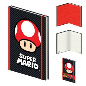 Zápisník Super Mario - Mushroom, A5
