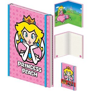 Zápisník Super Mario - Peach, A5