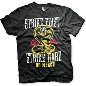 Tričko Cobra Kai - Strike First - Strike Hard - No Mercy, XXL