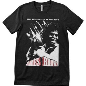 Tričko James Brown - Cost To Be The Boss, L