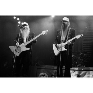 Fotografie ZZ Top en concert en 1986, Frederic REGLAIN, 40 × 26.7 cm