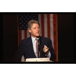 Fotografie Bill Clinton Campaigning, Peter Turnley, 40 × 26.7 cm