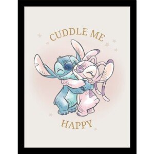 Obraz na zeď - Stitch - Cuddle Me, 34.3 x 44.5 cm