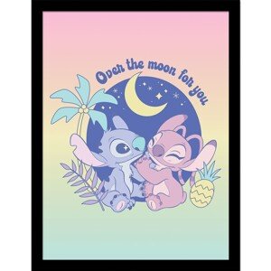 Obraz na zeď - Stitch - Ovet The Moon, 34.3 x 44.5 cm