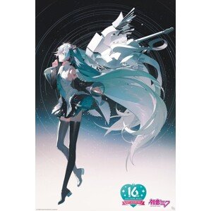 Plakát, Obraz - Hatsune Miku - Happy 16th Birthday Miku, 61 × 91.5 cm