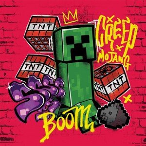 Obraz na plátně Minecraft - Creep Mojang, 2 - 30×30 cm