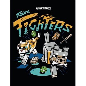 Obraz na plátně Minecraft - Team Fighters, 2 - 30×40 cm
