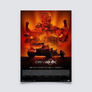 Umělecký tisk Oracle Red Bull Racing 20th Anniversary - 2024 - Collector's Edition Poster, Automobilist, 50 × 70 cm