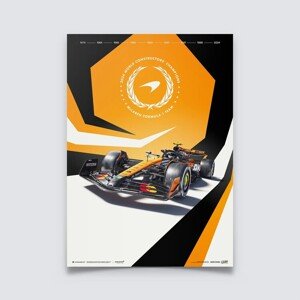 Umělecký tisk McLaren Formula 1 Team - F1® World Constructors' Champions - 2024 - Limited Edition, Automobilist, 50 × 70 cm