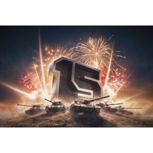Ilustrace World of Tanks - 15th Anniversary, 40 × 26.7 cm