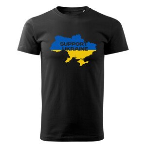 Tričko Support Ukraine, Pánské, Regular, L