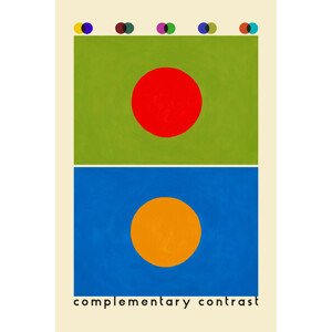 Ilustrace Complimentary contrast, Rosana Laiz Blursbyai, 26.7 × 40 cm