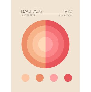 Ilustrace Bauhaus Circles, Emel Tunaboylu, 30 × 40 cm