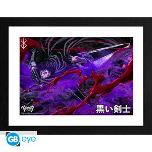 Obraz na zeď - Berserk - Guts, 34.3 × 44.5 cm